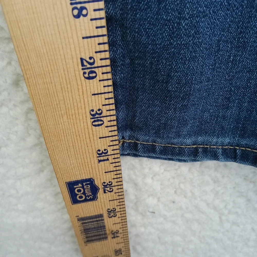 Express Jeans Womens 2r Medium Wash Slim Leg Denim Blue Stretch Pants‎ 508510